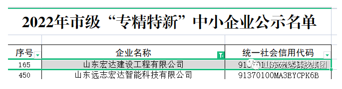 【榜上有名】3377体育(中国官网)集团科技有限公司建设荣获“2022年市级专精特新”企业